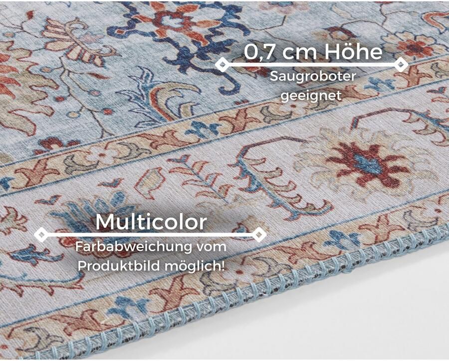 HANSE Home Vloerkleed Vivana Oosters loper vintage woonkamer slaapkamer eetkamer - Foto 2