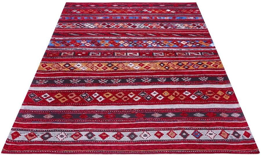 HANSE Home Vloerkleed Yara Vlakweefsel robuust antislip Boho-ontwerp moderne kleuren - Foto 7