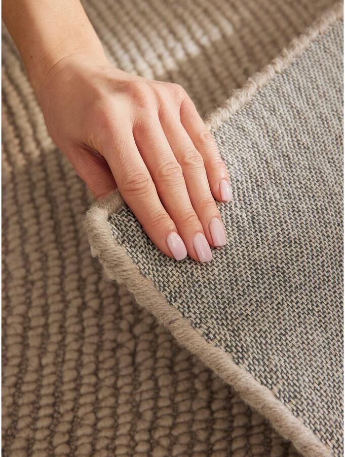 HANSE Home Wollen kleed ELENI Handgetuft wol natuur woonkamer slaapkamer scandinavisch hygge - Foto 5