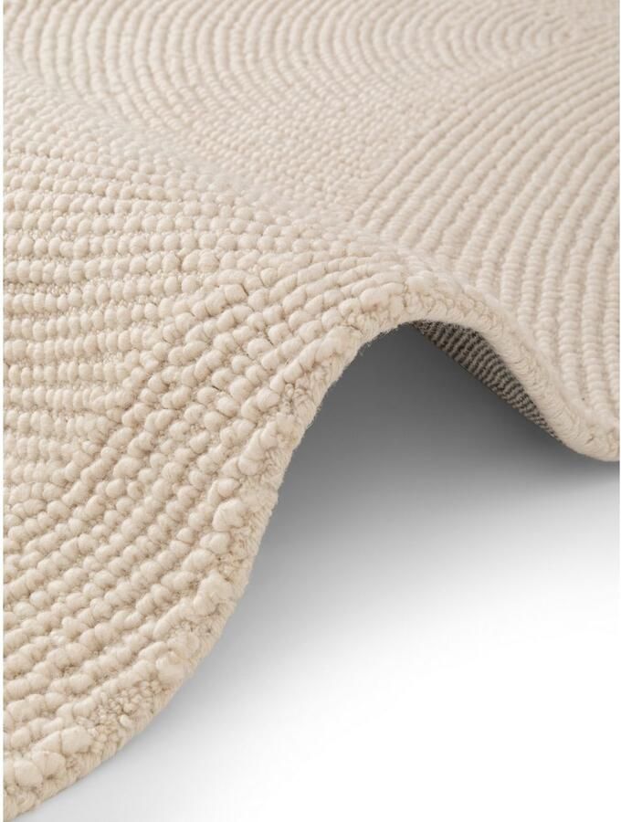 HANSE Home Wollen kleed ELENI Handgetuft wol natuur woonkamer slaapkamer scandinavisch hygge - Foto 4