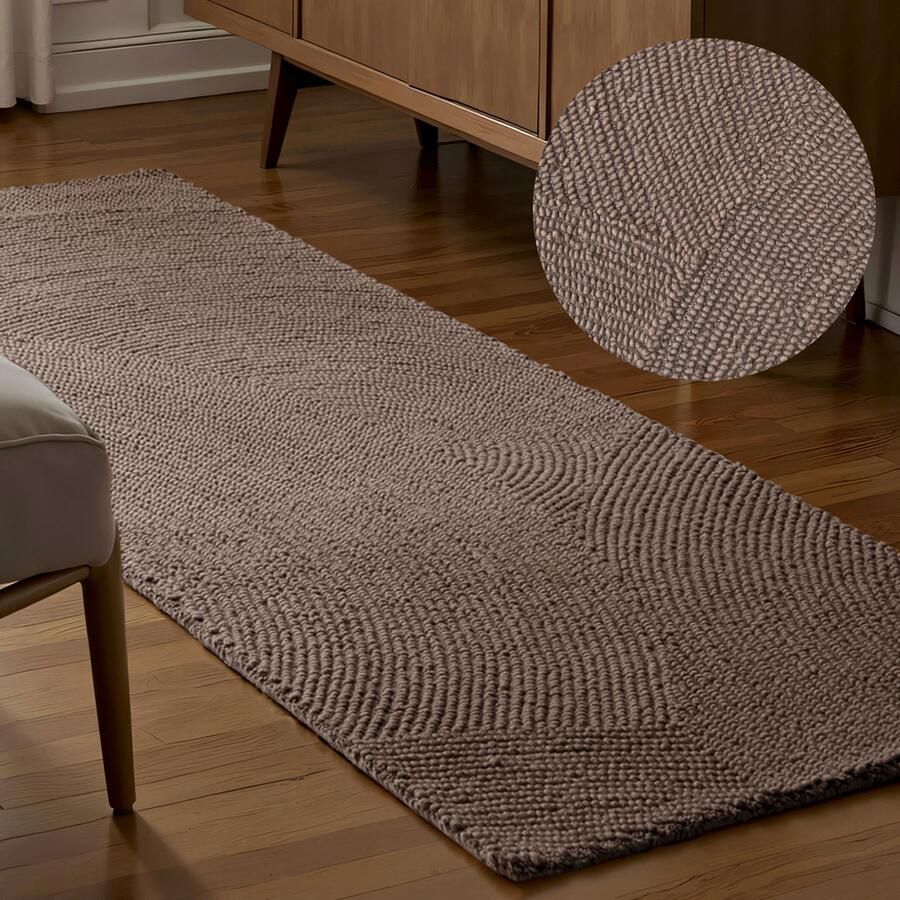 HANSE Home Wollen kleed ELENI Handgetuft wol natuur woonkamer slaapkamer scandinavisch hygge - Foto 9