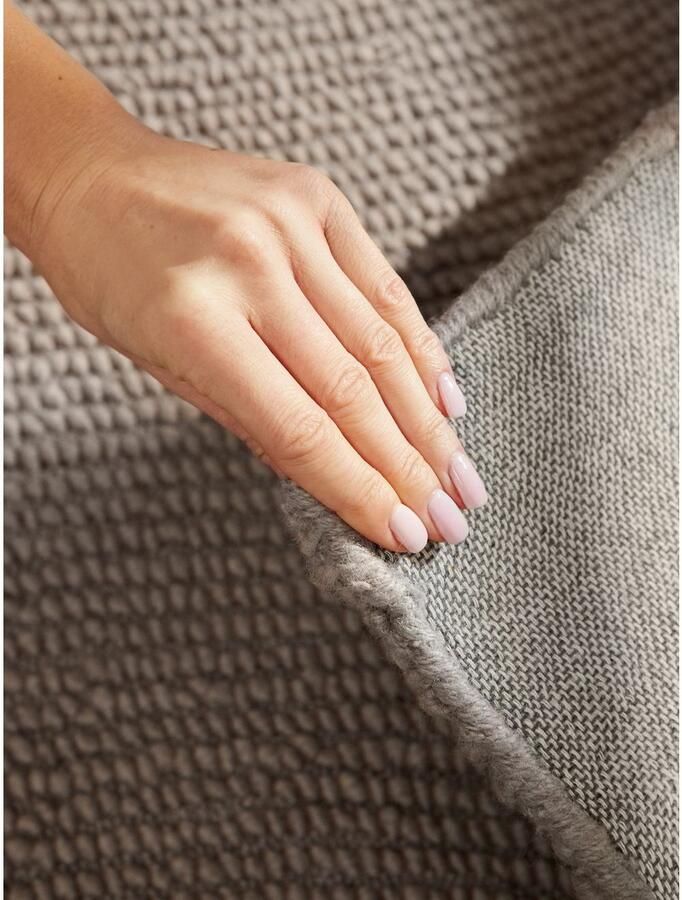 HANSE Home Wollen kleed ELENI Handgetuft wol natuur woonkamer slaapkamer scandinavisch hygge - Foto 3