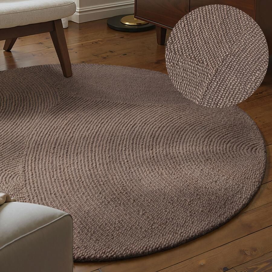 HANSE Home Wollen kleed ELENI Handgetuft wol natuur woonkamer slaapkamer scandinavisch hygge - Foto 9