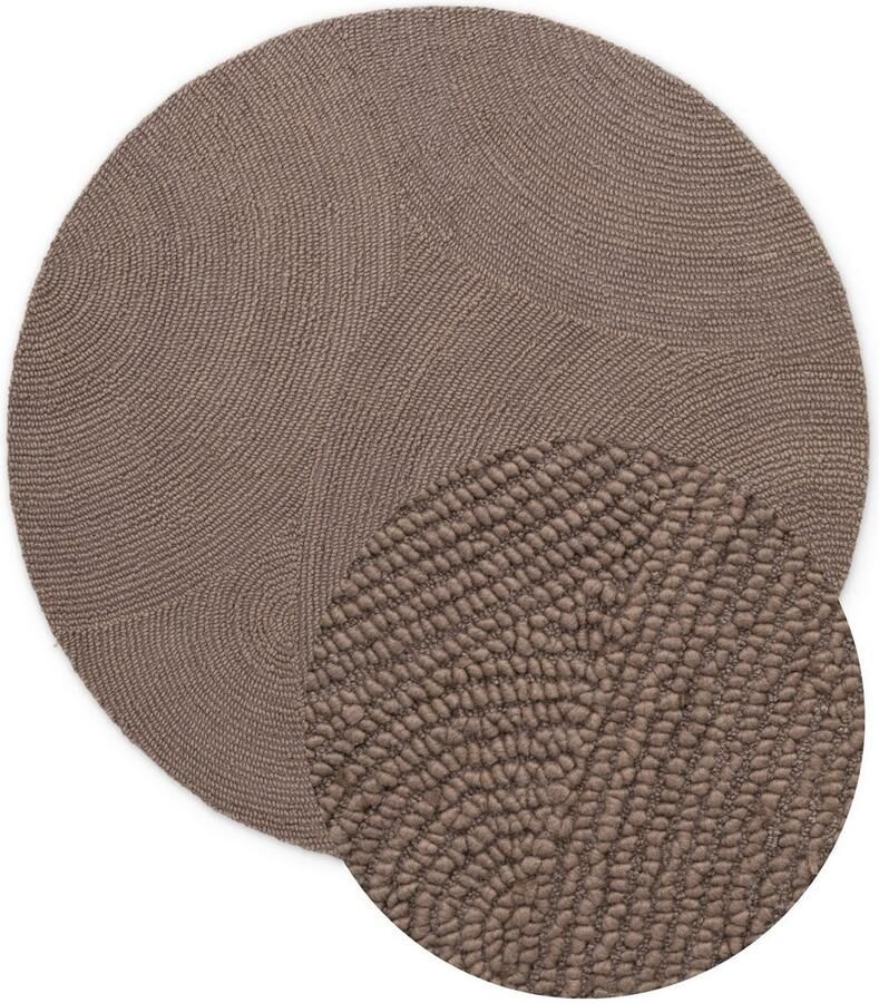 HANSE Home Wollen kleed ELENI Handgetuft wol natuur woonkamer slaapkamer scandinavisch hygge