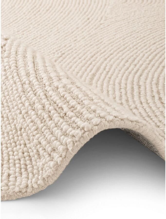 HANSE Home Wollen kleed ELENI Handgetuft wol natuur woonkamer slaapkamer scandinavisch hygge - Foto 4