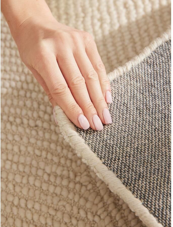 HANSE Home Wollen kleed ELENI Handgetuft wol natuur woonkamer slaapkamer scandinavisch hygge