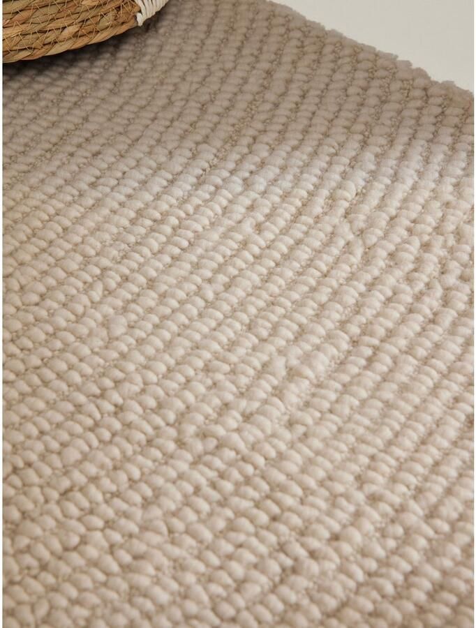 HANSE Home Wollen kleed ELENI Handgetuft wol natuur woonkamer slaapkamer scandinavisch hygge - Foto 3