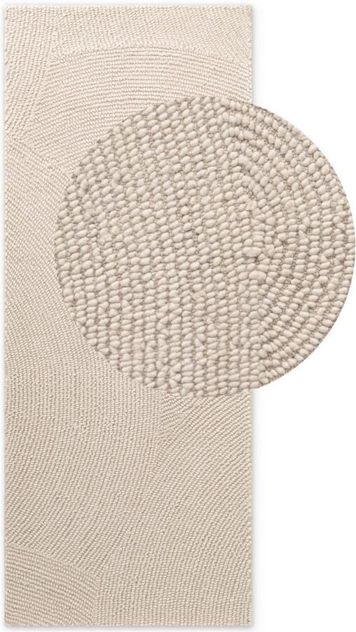 HANSE Home Wollen kleed ELENI Handgetuft wol natuur woonkamer slaapkamer scandinavisch hygge - Foto 8