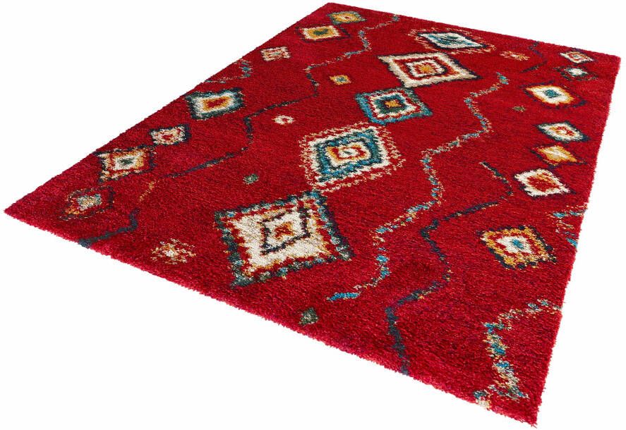 Mint rugs Bohemian vloerkleed Boho Geometric rood 120x170 cm