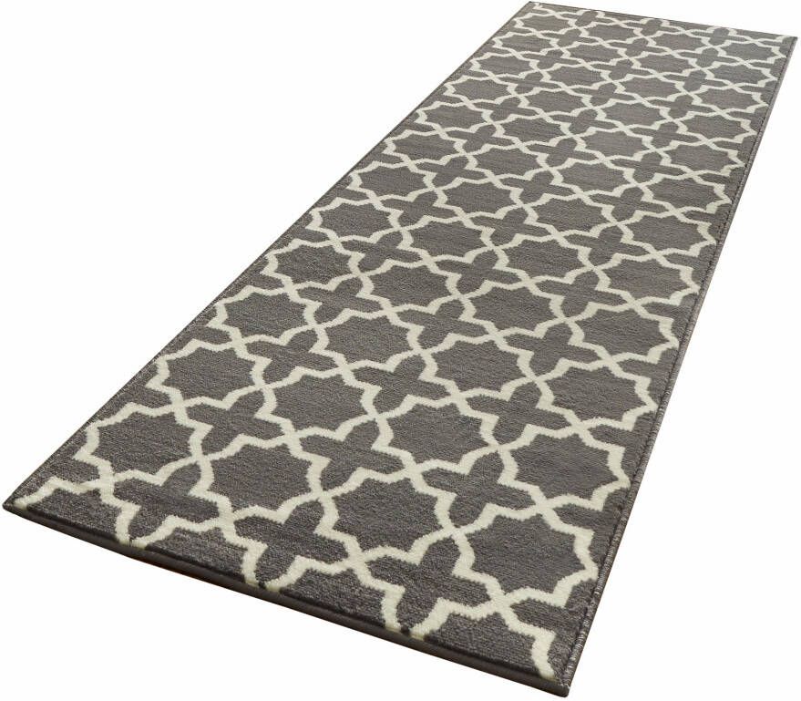 Hanse Home Design loper Glam grijs crème 80x200 cm