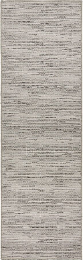 BT Carpet Loper binnen & buiten sisal-look Nature crème grijs 80x250 cm
