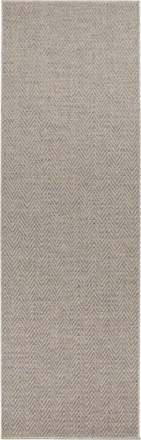 BT Carpet Loper binnen & buiten sisal-look Nature grijs multi 80x450 cm
