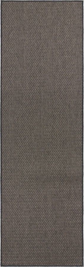 BT Carpet Loper sisal-look binnen & buiten Nature bruin antraciet 80x250 cm - Foto 4