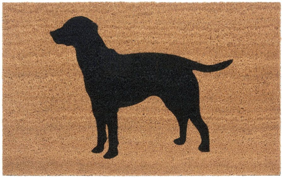 HANSE Home Mat Mix Mats Kokos Dog Silhouette
