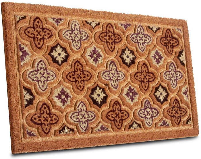 HANSE Home Mat Mix Mats Kokos Moroccan Tiles Slijtvast onderhoudsvriendelijk robuust weerbestendig UV-bestendig