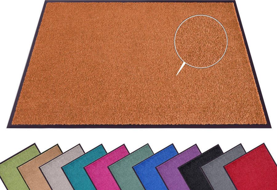 HANSE Home Mat Wash & Clean Vuilopvangmat deurmat in- en uitwendig tapijt loper wasbaar - Foto 4