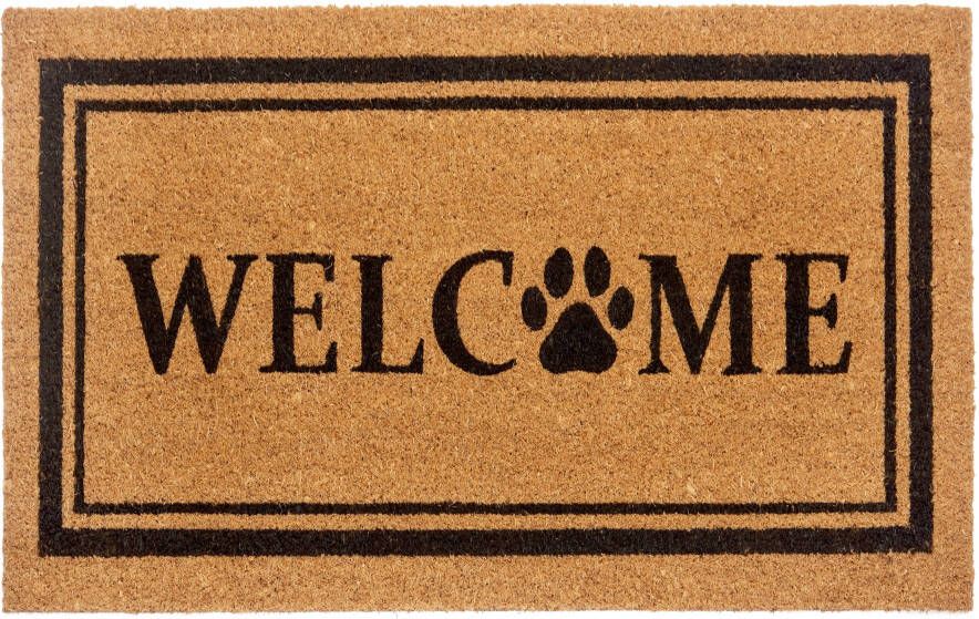 Hanse Home Deurmat Welcome Paw Kokos