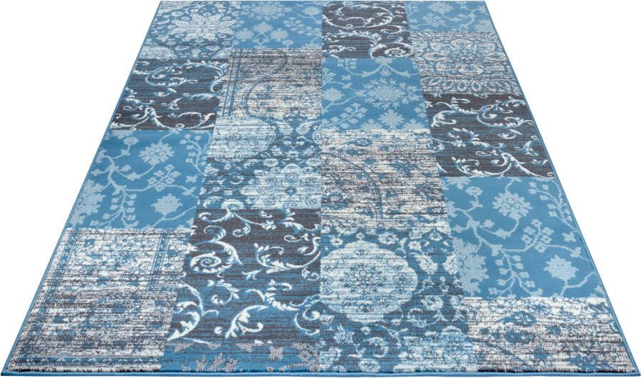 Hanse Home Patchwork vloerkleed Bloques lichtblauw 160x230 cm - Foto 6