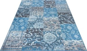 Hanse Home Patchwork vloerkleed Bloques lichtblauw 160x230 cm