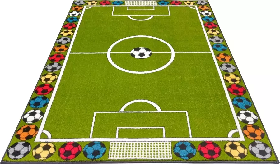 Hanse Home Speelkleed voetbal Stadium groen multi 200x290 cm - Foto 2