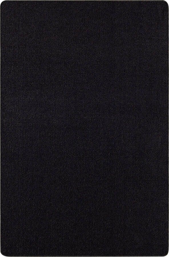 Hanse Home Modern effen vloerkleed Nasty zwart 200x200 cm - Foto 6