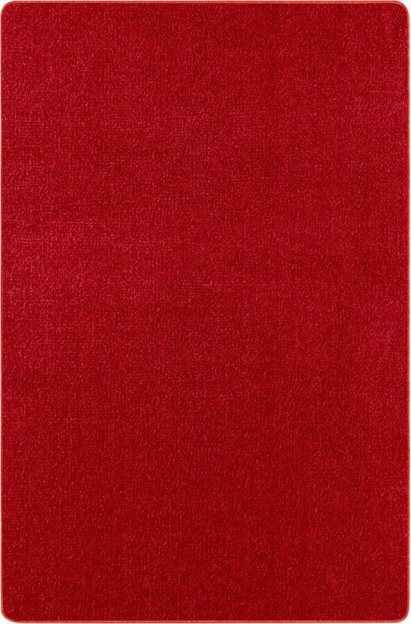 Hanse Home Modern effen vloerkleed Nasty rood 160x240 cm