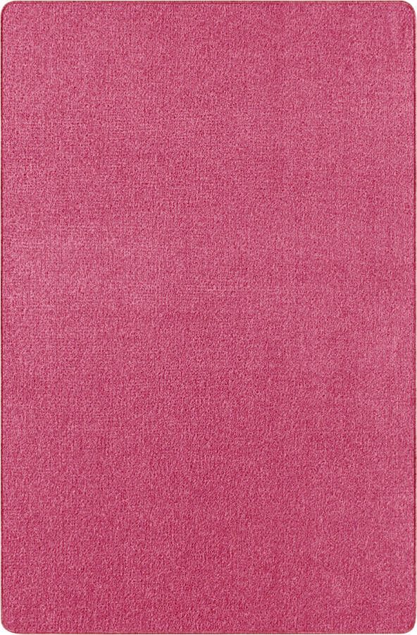 Hanse Home Modern effen vloerkleed Nasty roze 200x200 cm - Foto 7