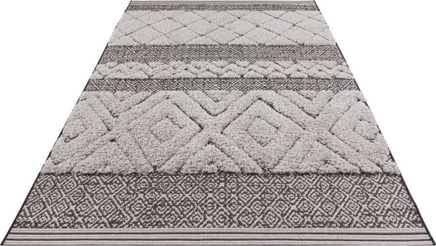 Mint rugs Vloerkleed 3D effect Todra zwart grijs 120x170 cm - Foto 4