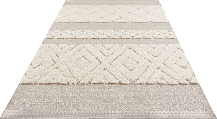 Mint rugs Vloerkleed 3D effect Todra beige crème 120x170 cm