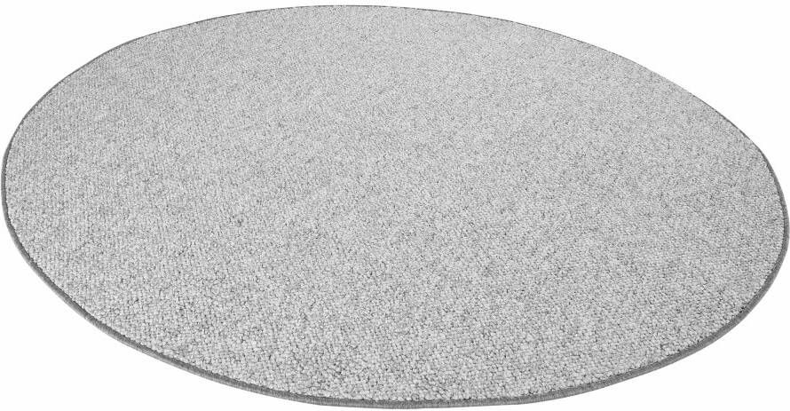BT Carpet Rond vloerkleed Wol-optiek grijs 133 cm rond - Foto 5