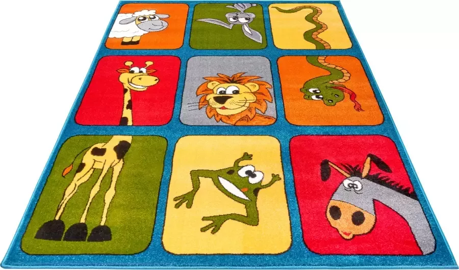 Hanse Home Speelkleed blokken Zoo Buddies multi 120x170 cm - Foto 2