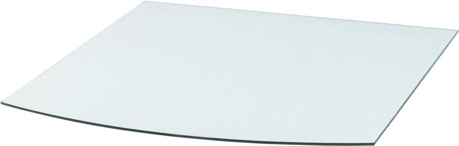 Hanseatic Heathus Bodemplaat Heathus Segment 100 Glas Segment 100 x 120 cm 8 mm dikte bescherming tegen vonken voor kachels (1 stuk)