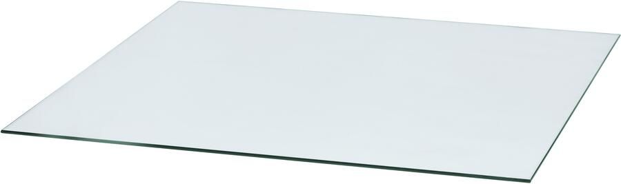 Hanseatic Heathus Bodemplaat Heathus Vierkant 110 Glas Vierkant 110 x 110 cm als bescherming tegen vonken