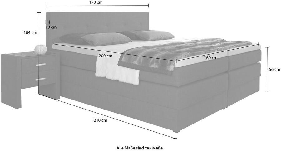 Hapo Boxspring met bedkist - Foto 1