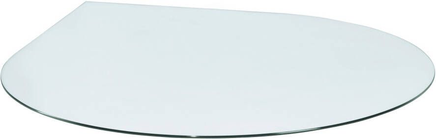 Hanseatic Heathus Bodemplaat Heathus Druppel 120 Glas Druppelvorm 120 x 120cm voor bescherming tegen straling