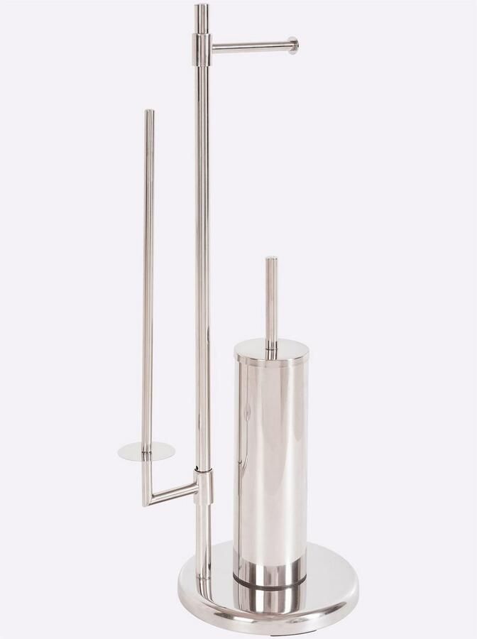 Wenko Toiletset Universalo geïntegreerde toiletrolhouder en toiletborstelhouder - Foto 3