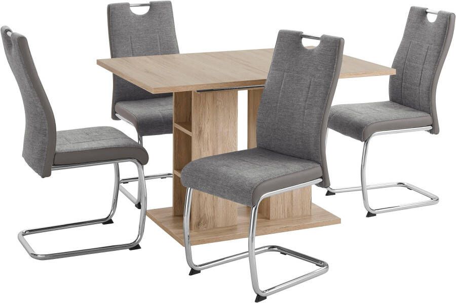 HELA Eethoek ALINA G bestaande uit een tafel en 4 stoelen (set 5-delig) - Foto 6