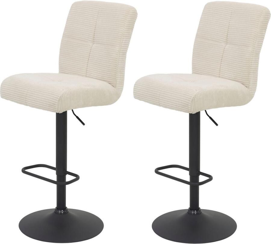 HELA Barkruk Leni Comfortzitting met veren (set 2 stuks)