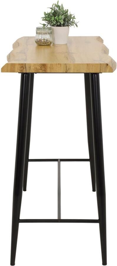 HELA Bartafel Gabi Boomstamtafel 120 cm breed Industrial design wildeiken of grijs - Foto 3