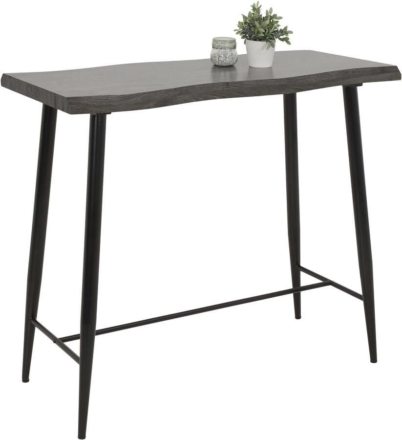 HELA Bartafel Gabi Boomstamtafel 120 cm breed Industrial design wildeiken of grijs - Foto 3