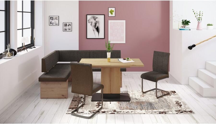 HELA Eethoek BERKEL Synchronisatie-uitvoering zuilentafel aan beide zijden te monteren schommel (4-delig) - Foto 6