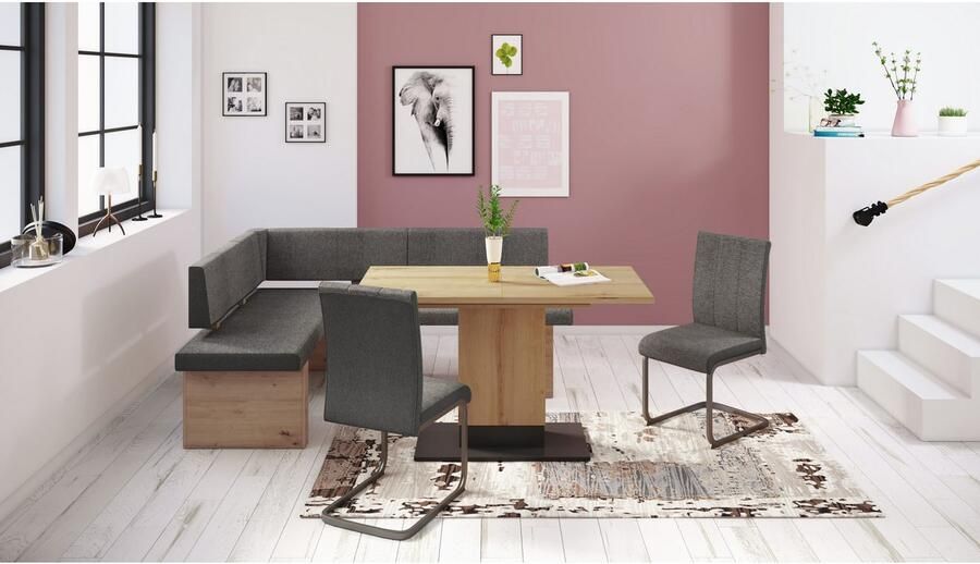 HELA Eethoek BERKEL Synchronisatie-uitvoering zuilentafel aan beide zijden te monteren schommel (4-delig) - Foto 6