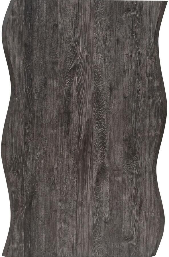 HELA Eethoek GISELLE Eetkamer Eetgroep Zitgroep TOPSELLER! Eettafel U-frame metaal tafelblad met boomrand OTTOs Choice (set 5-delig)