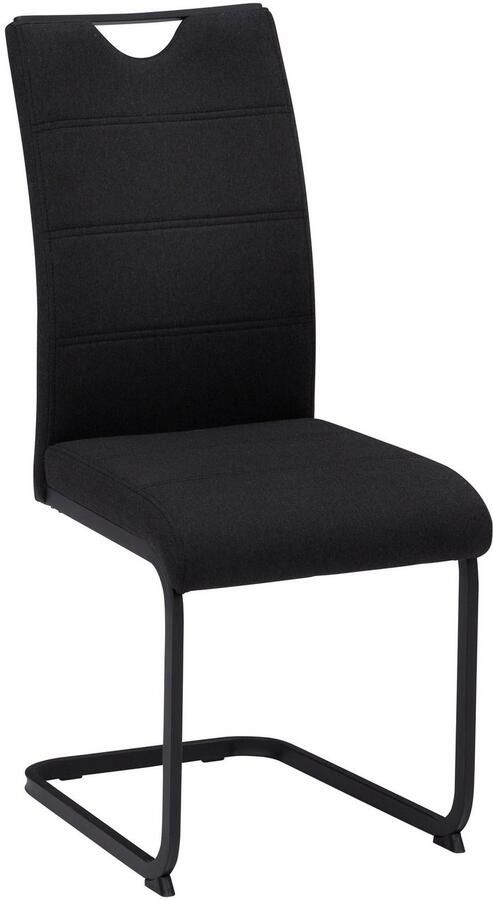 HELA Eethoek GISELLE Eetkamer Eetgroep Zitgroep TOPSELLER! Eettafel U-frame metaal tafelblad met boomrand OTTOs Choice (set 5-delig) - Foto 5