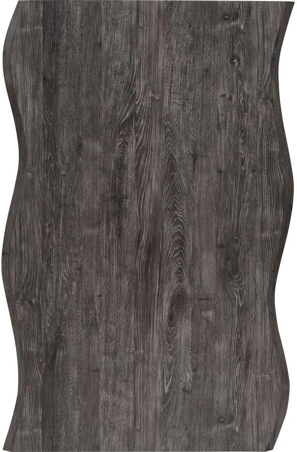 HELA Eethoek GISELLE Eetkamer Eetgroep Zitgroep TOPSELLER! Eettafel U-frame metaal tafelblad met boomrand OTTOs Choice (set 5-delig)