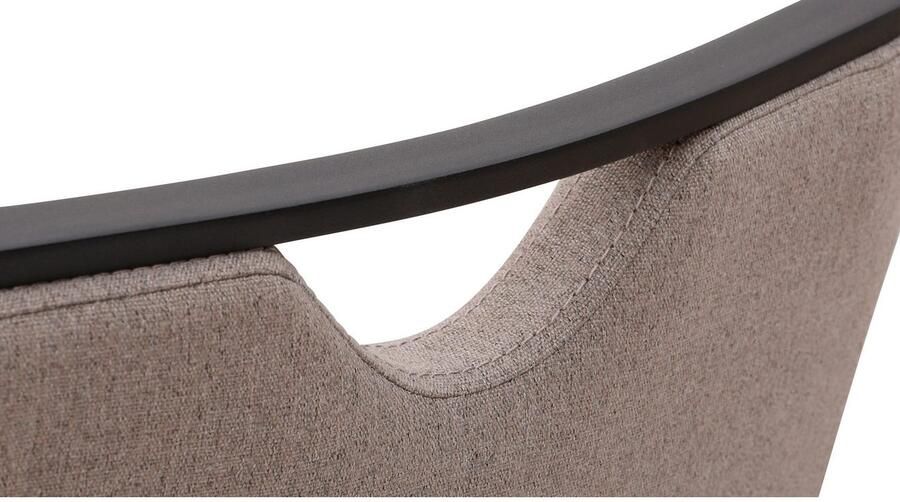 HELA Eethoek GISELLE Eetkamer Eetgroep Zitgroep TOPSELLER! Eettafel U-frame metaal tafelblad met boomrand OTTOs Choice (set 5-delig) - Foto 5