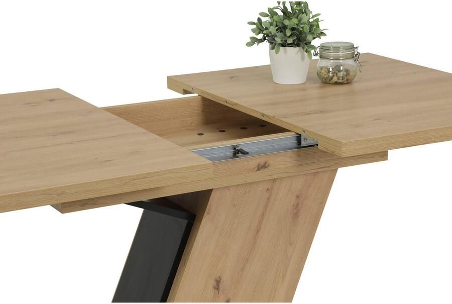 HELA Eethoek Luise I G tafel zitbank stoelen Uittrekbare tafel 140 180 cm eetkamer bestseller (set 4-delig) - Foto 7