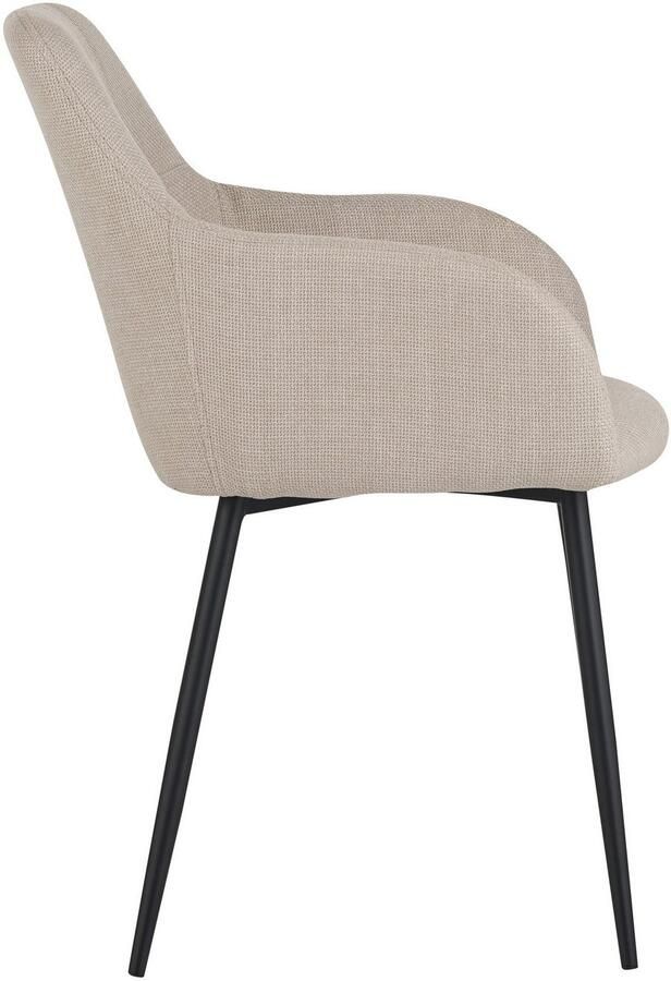 HELA Eethoek MOSEL Tafel 90x75 cm ronde plaat gesinterde steen armleuningsstoel (3-delig) - Foto 4