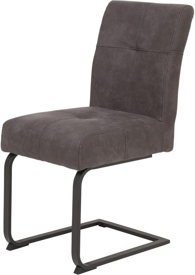 HELA Eethoek RUHR Kufentafel 140x90 cm schommelstoel en bank met verenmand comfortzit (4-delig) - Foto 4