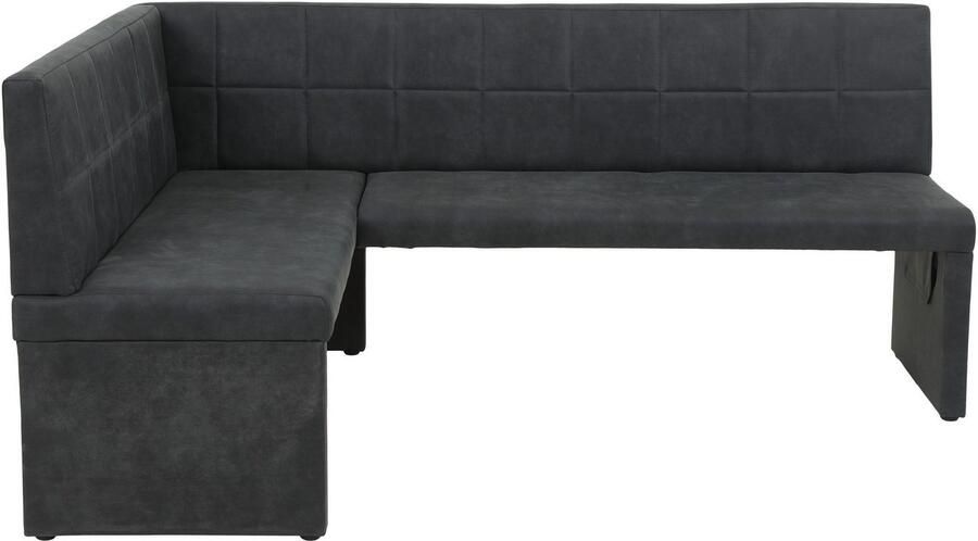 HELA Eethoek Spree Eettafel 140x90 cm met dikke rand microvezel bekleding(4-delig) - Foto 6